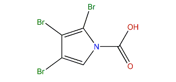 3,4,5-Tribromo-1H-pyrrole-carboxylic acid